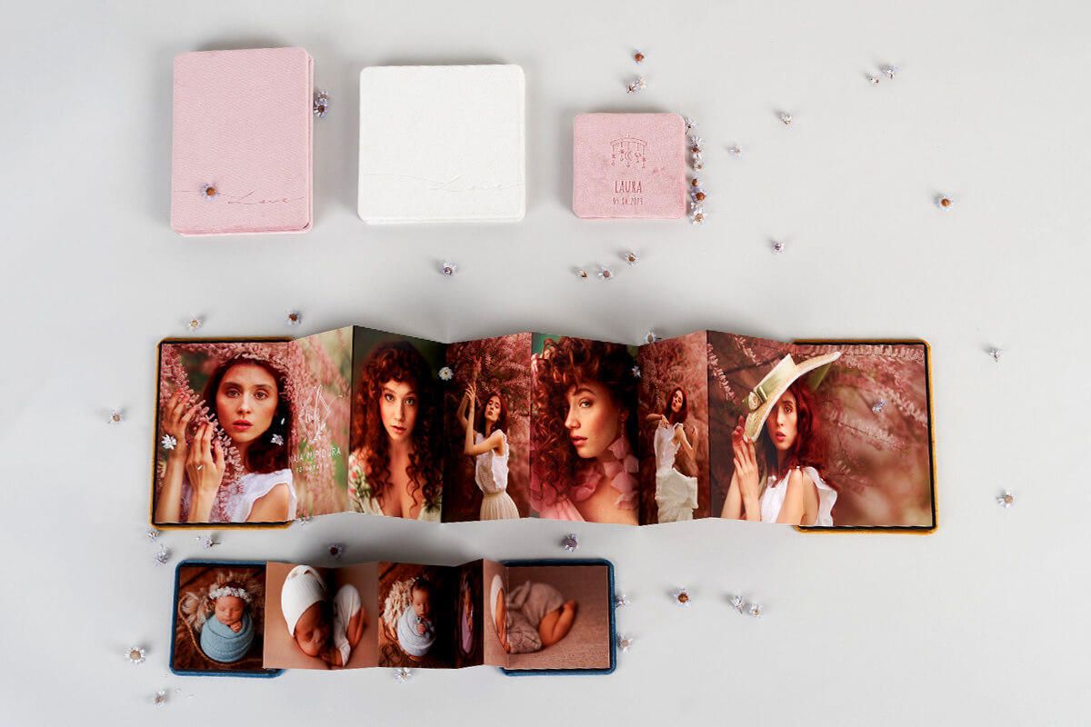Film photo strip showing multiple shots arranged horizontally on a white surface.