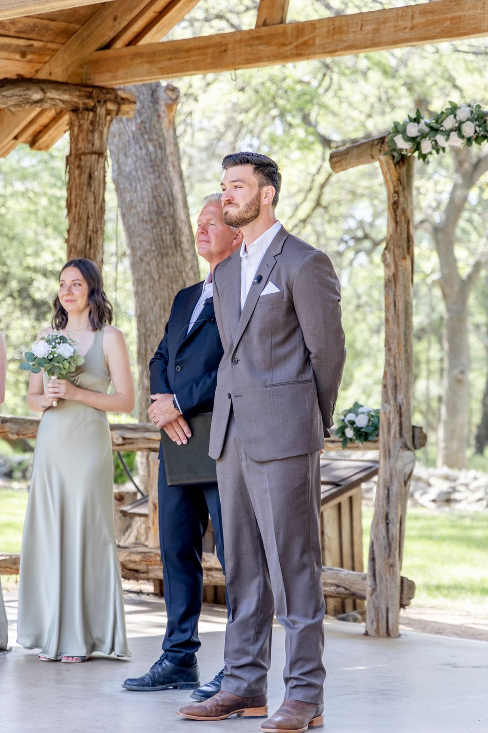 Luxury San Antonio wedding photographer capturing groom prep moments