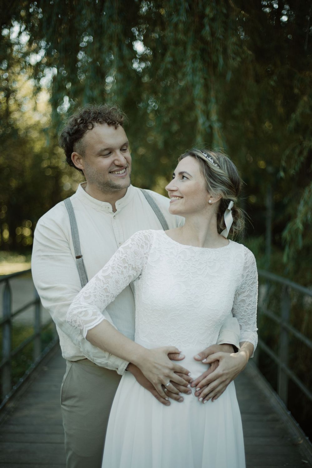 bad schwartau, kurpark bad schwartau, civil wedding, flowers, pretty bride, wedding dress, sun, lübeck, schleswig-holstein, bride