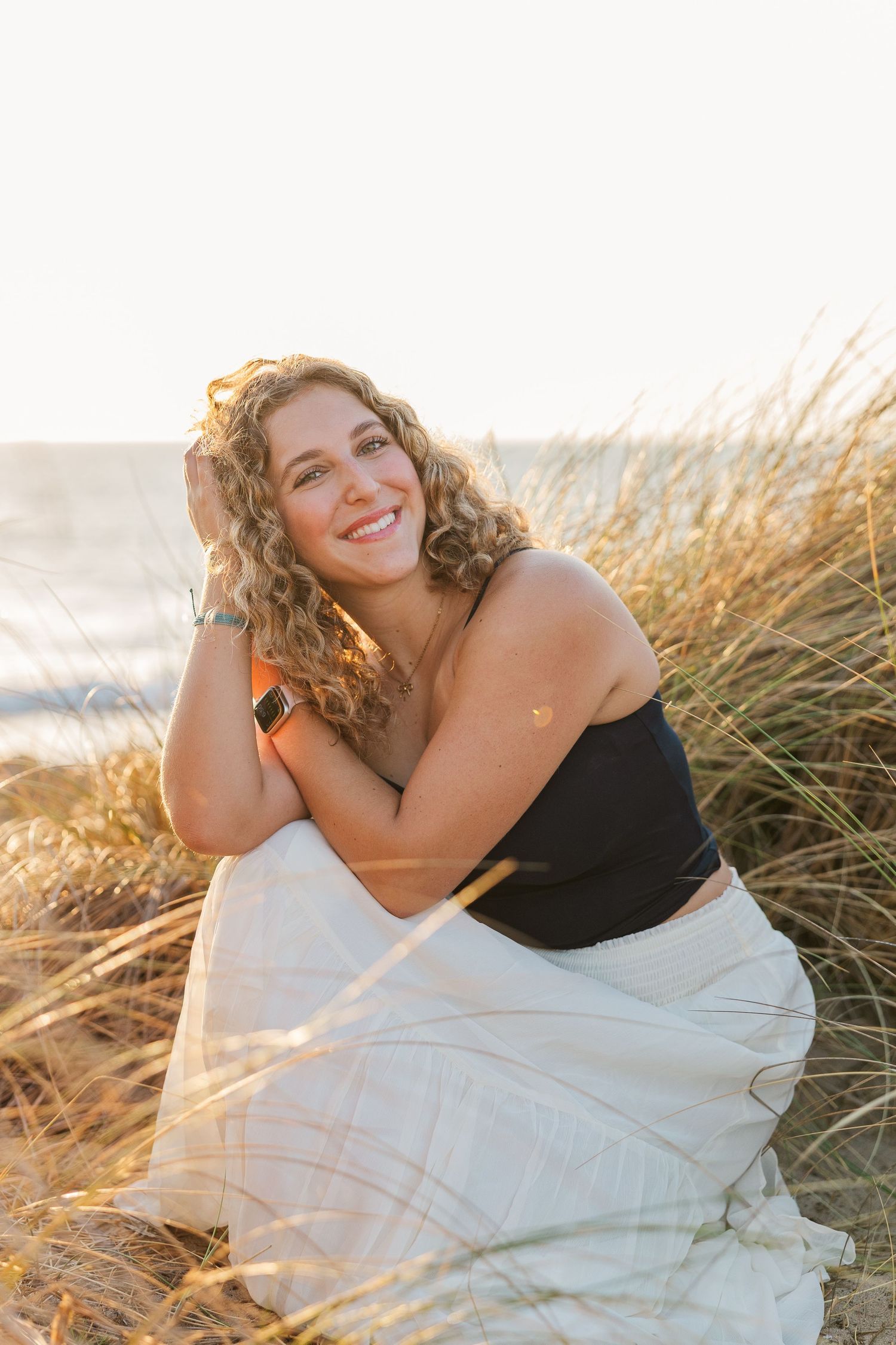 Ventura County senior portrait session at Marina Park Beach in Ventura with a photographer specializing in high school seniors.