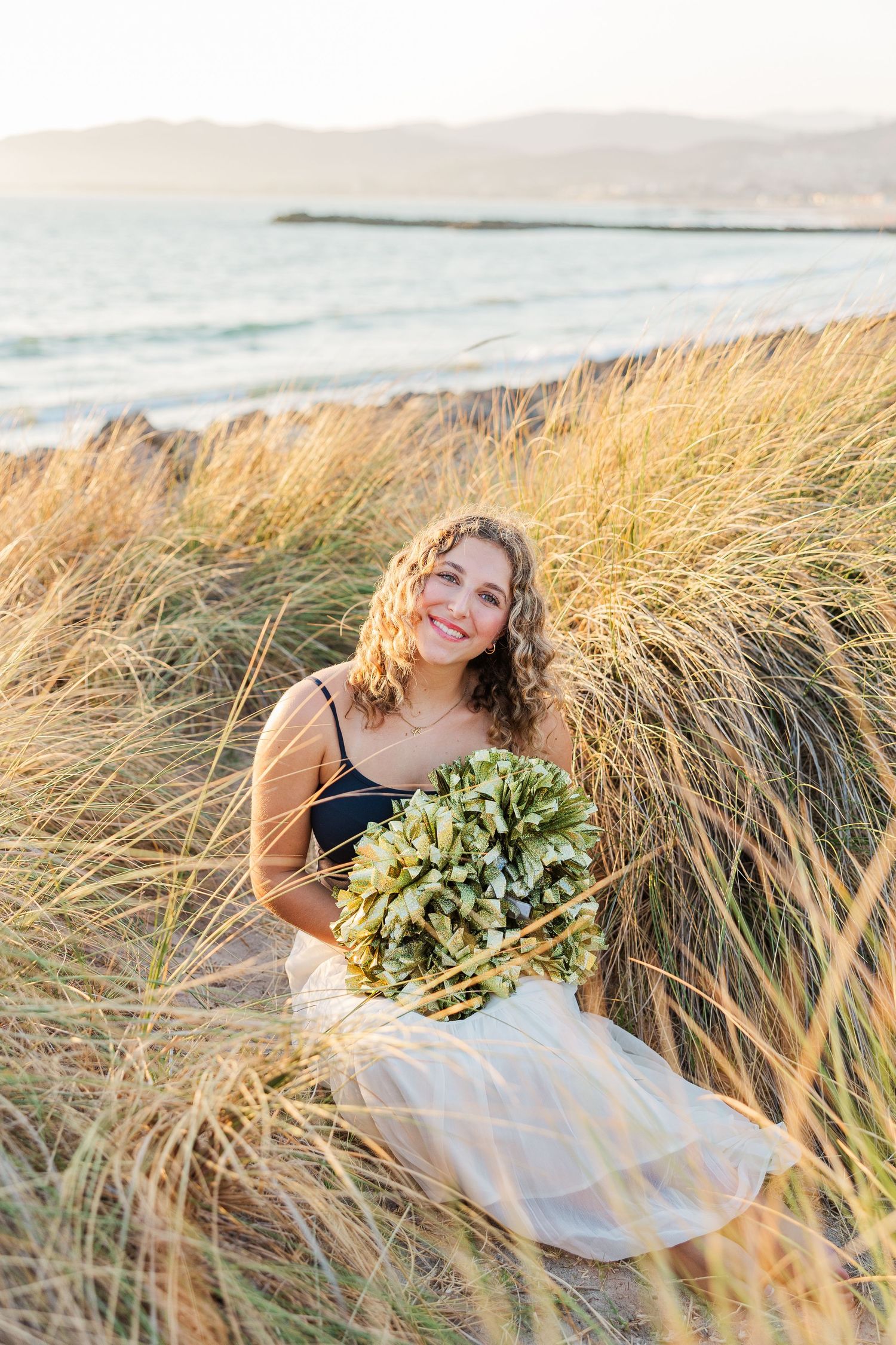 Ventura County senior portrait session at Marina Park Beach in Ventura with a photographer specializing in high school seniors.