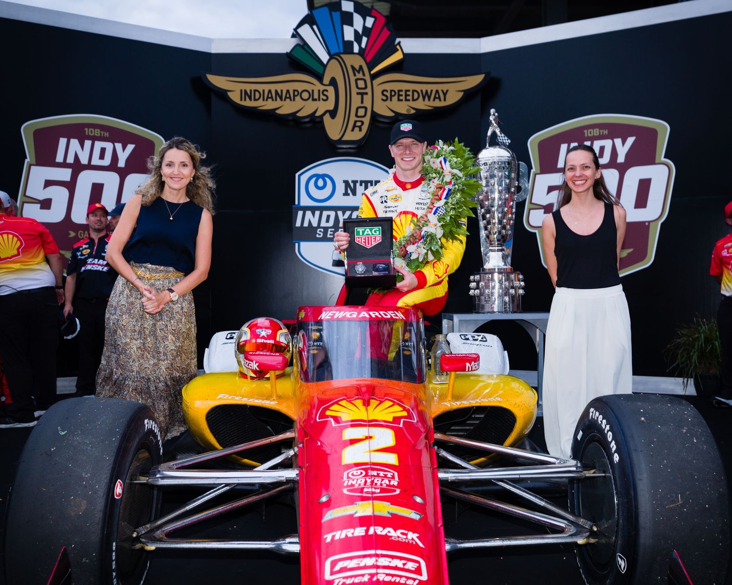 The 2024 winner of the Indy 500.