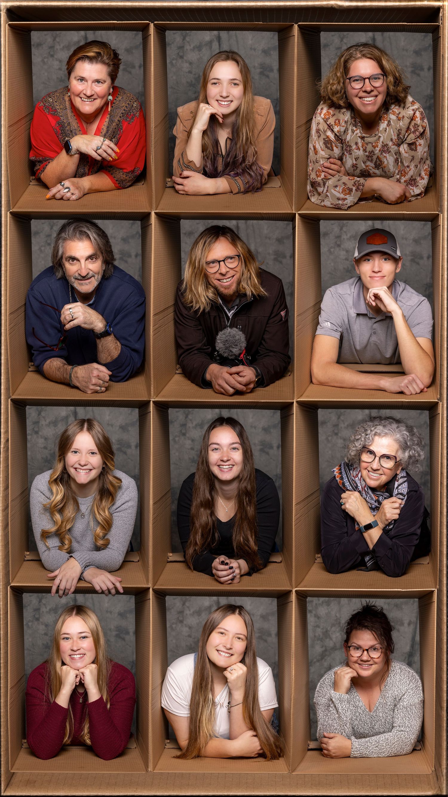 Creative box photo composite trend.