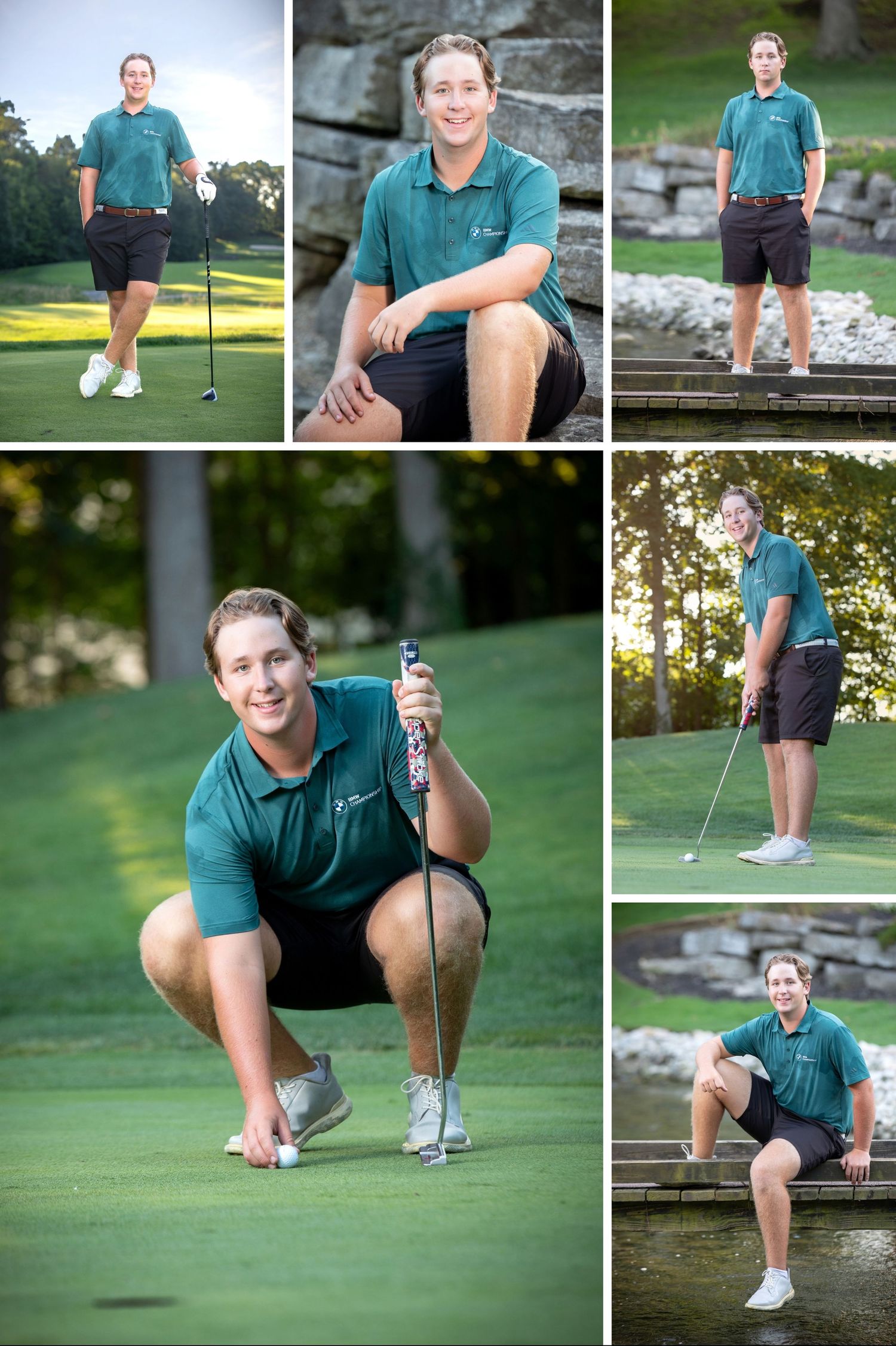 Olentangy Liberty senior pictures at a golf course.  Golf senior pictures. Golf senior pictures.
