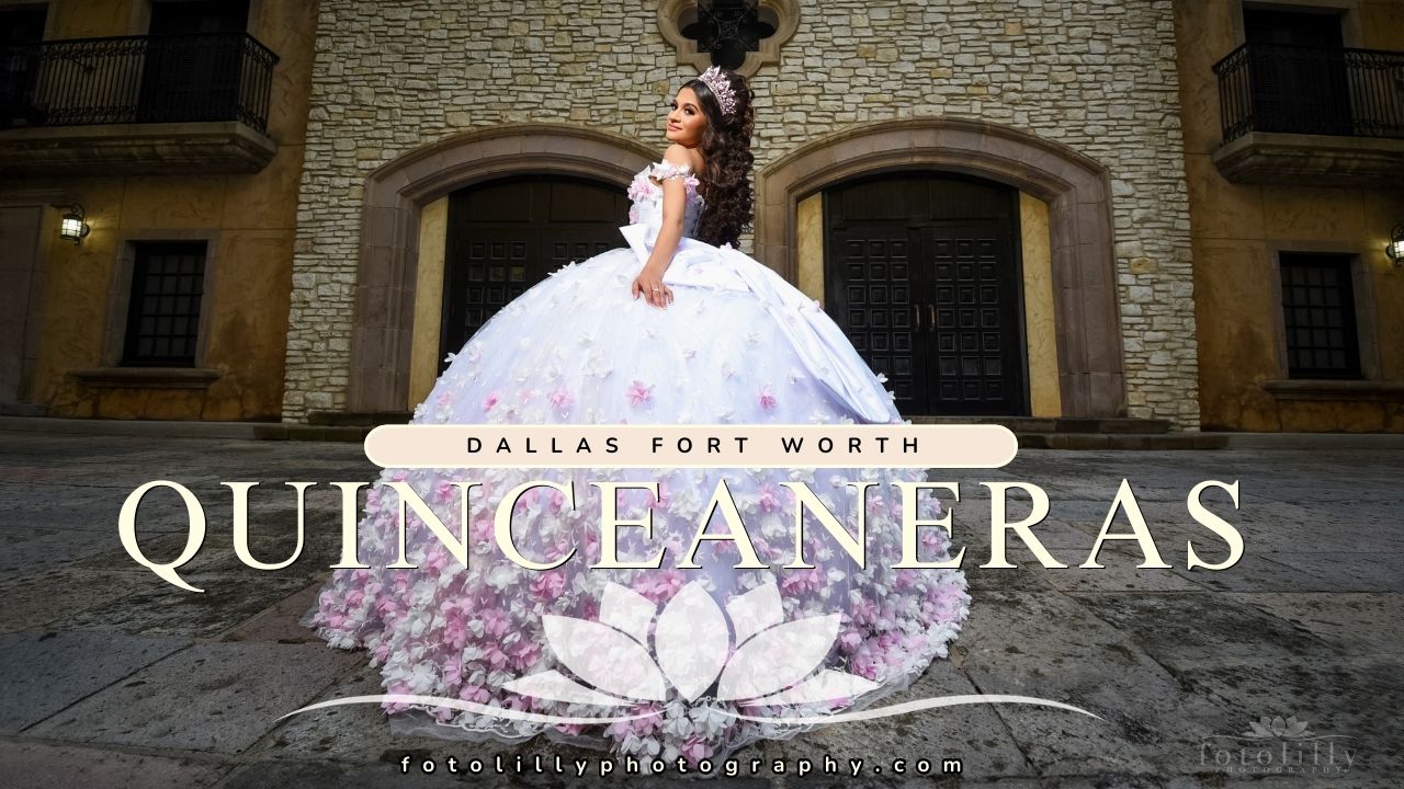 Real Dallas Fort Worth quinceañera event day coverage showing coordinated photo and video production