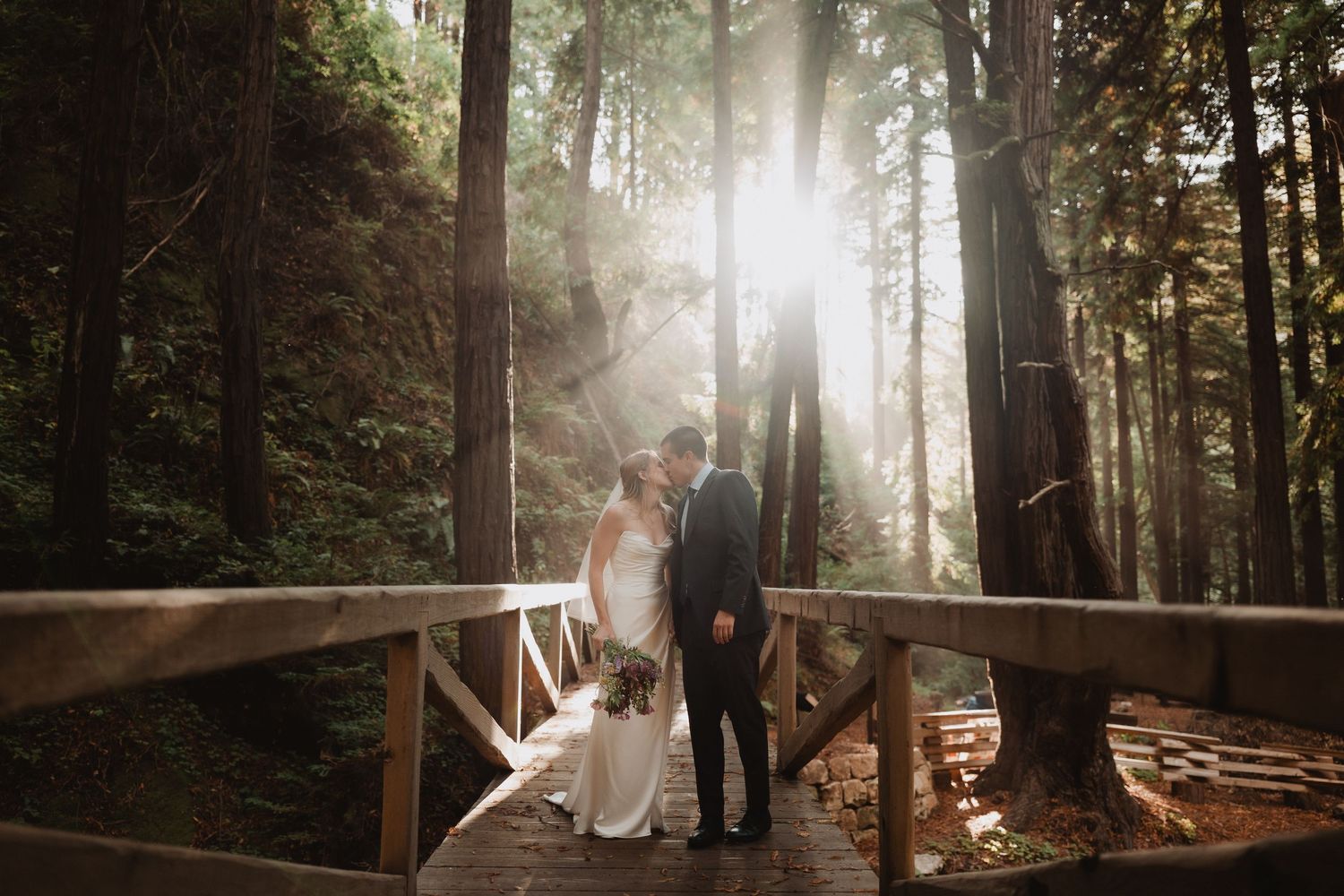 Treebones Resort Elopement  redwood wedding photos
