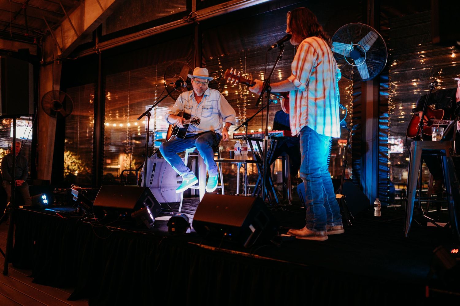 Pat Green performing live at Hats for Homes charity concert in The Woodlands