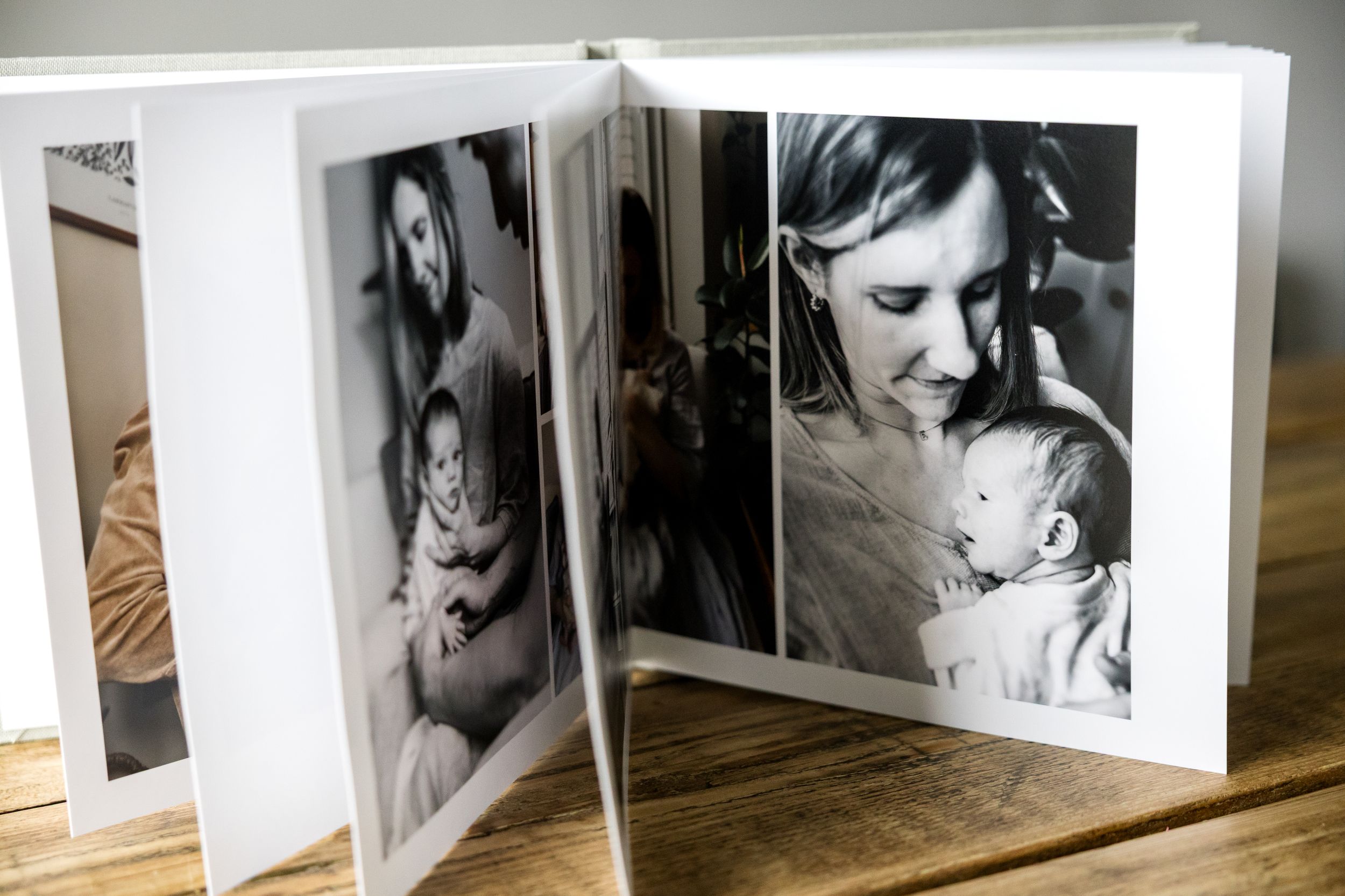 thick pages lay flat photobook