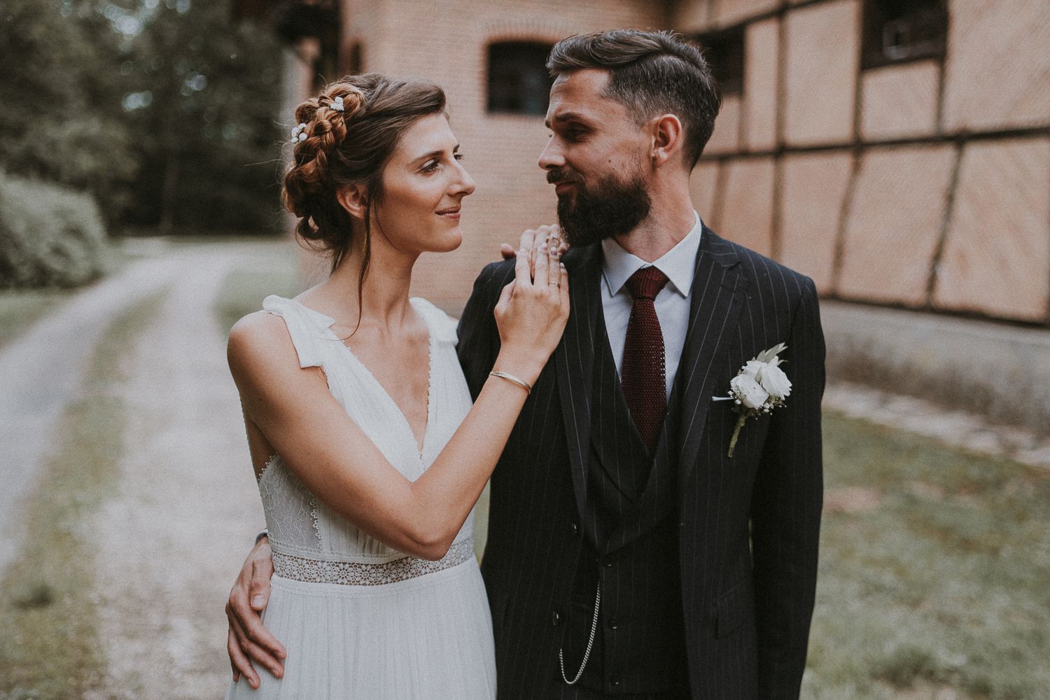 photo de mariage d'un couple