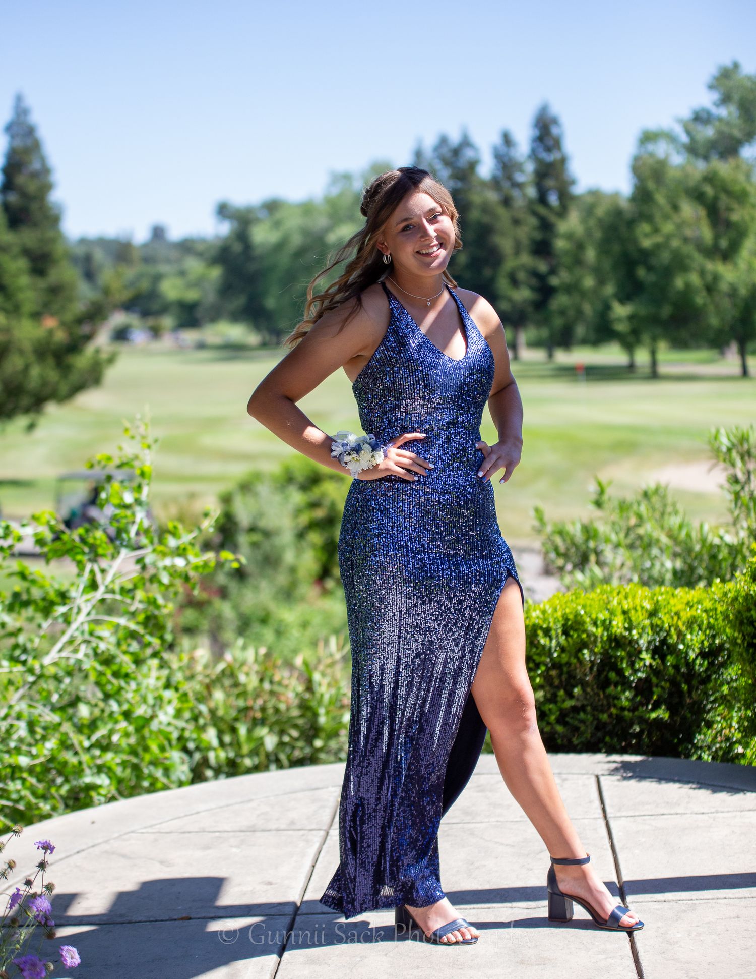 gunnii sack photography, valley springs golf course, calaveras high school prom, prom photo shoot,
