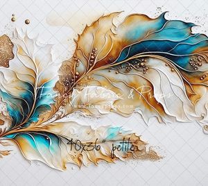 fancy fabrics blue and gold photography backdrop background