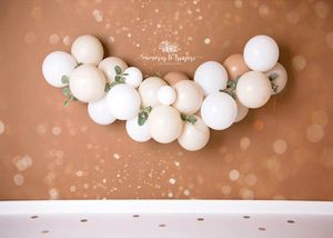 tan mocha background white balloons photography backdrop background
