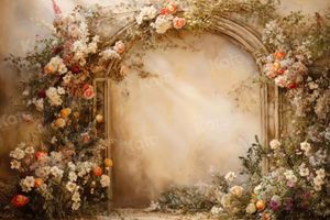 spring floral flowers arch photography backdrop background