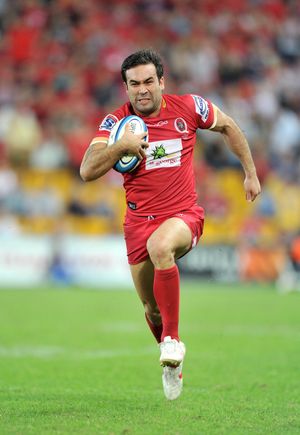 Rugby Union player running with the ball