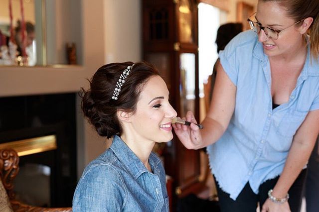 Mobile wedding makeup artist