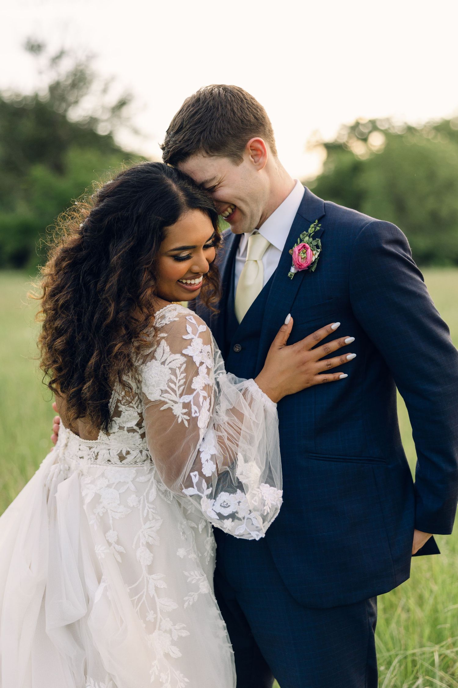 Wedding photo bride and groom at Sugarland Barn in Arena, Wisconsin
