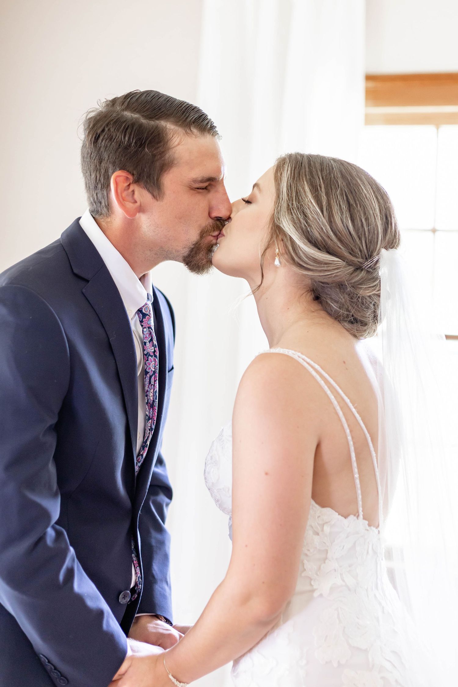 first look bride and groom in Arnaudville, LA
