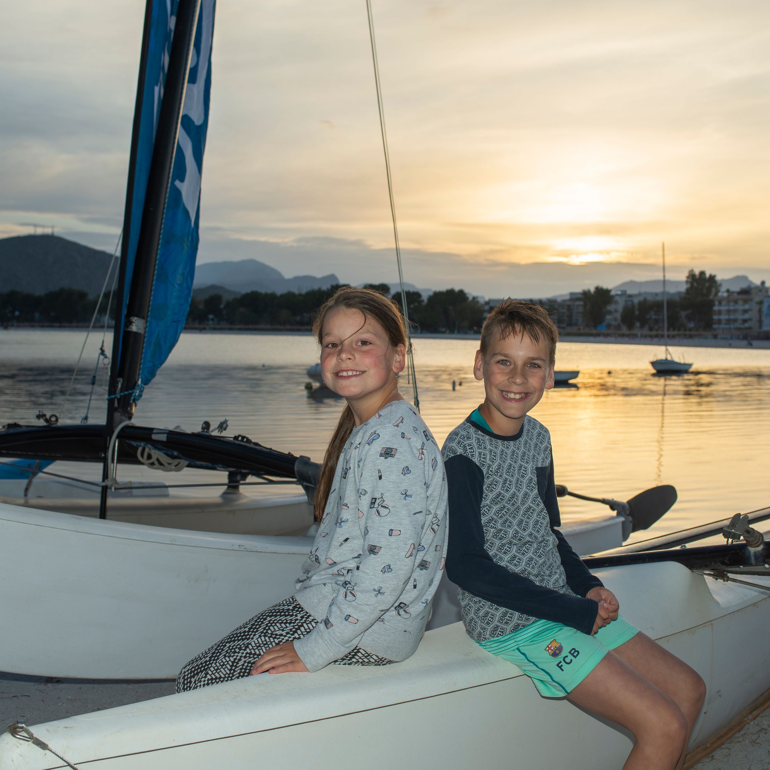 Sunset Portrait Photography, Seascape Coastal Photograph
