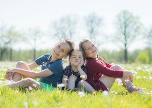 Family Minimalist Trendy Light Airy Photography, Children Dreamy Photos