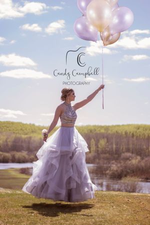 Floating Balloon Composite. Mannville, Alberta
