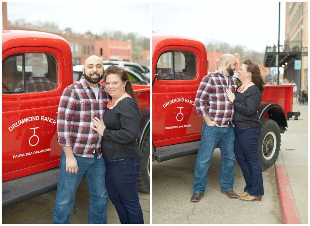 Destination Couple Anniversary Session at The Mercantile in Downtown Pawhuska Oklahoma by Kristi Bray Photography