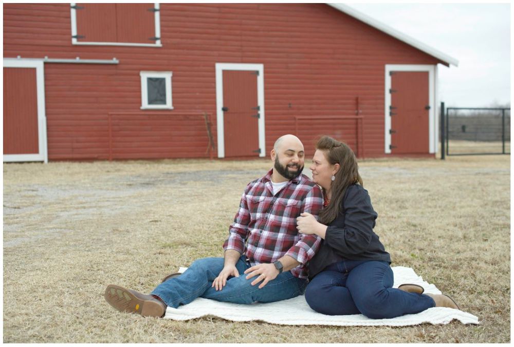 Couple Anniversary Session in Pawhuska at Country Farm Field by Bartlesville Photographer Kristi Bray Photography