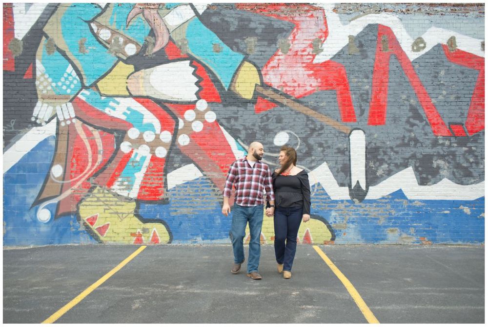 Destination Couple Anniversary Session at Native Mural in Downtown Pawhuska Oklahoma by Kristi Bray Photography