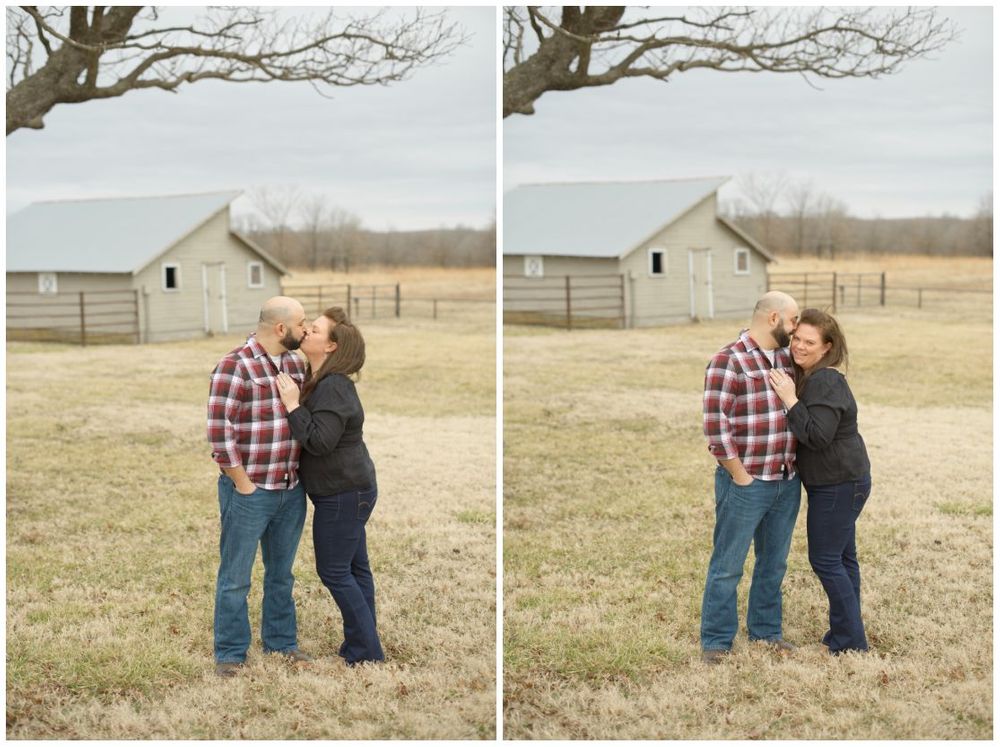 Couple Anniversary Session in Pawhuska at Country Farm Field by Bartlesville Photographer Kristi Bray Photography
