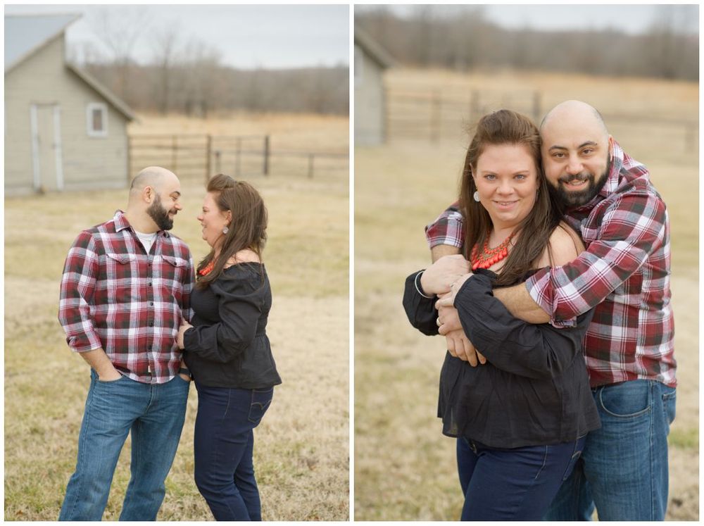 Couple Anniversary Session in Pawhuska at Country Farm Field by Bartlesville Photographer Kristi Bray Photography