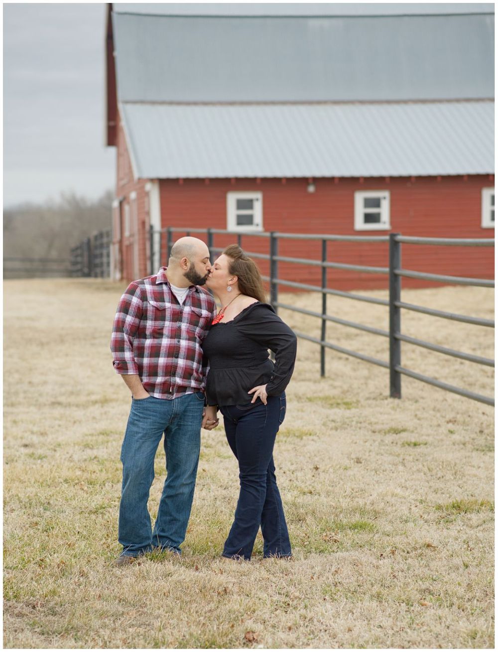 Couple Anniversary Session in Pawhuska at Country Farm Field by Bartlesville Photographer Kristi Bray Photography