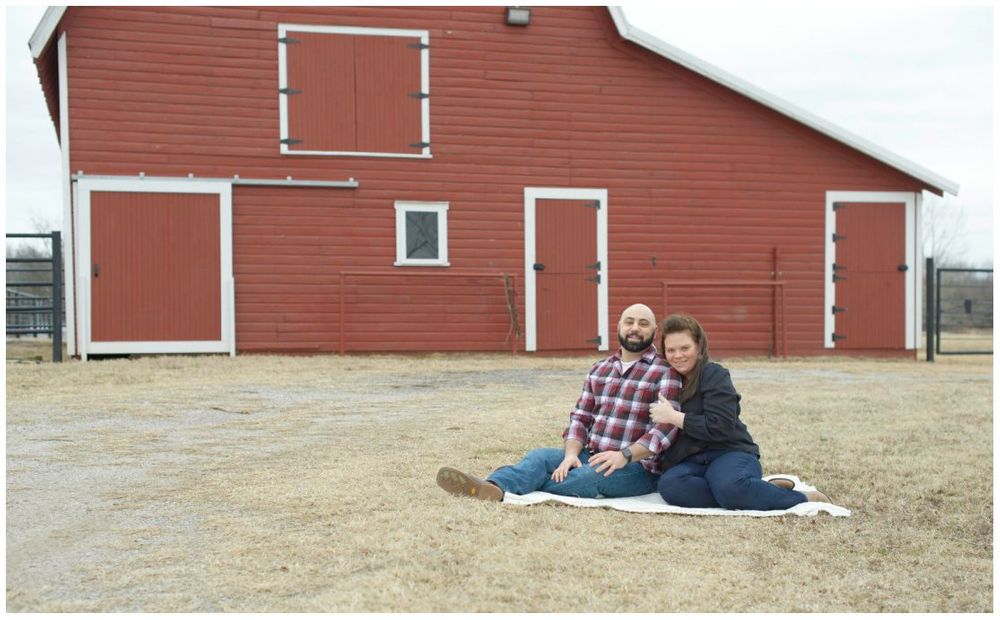 Couple Anniversary Session in Pawhuska at Country Farm Field by Bartlesville Photographer Kristi Bray Photography