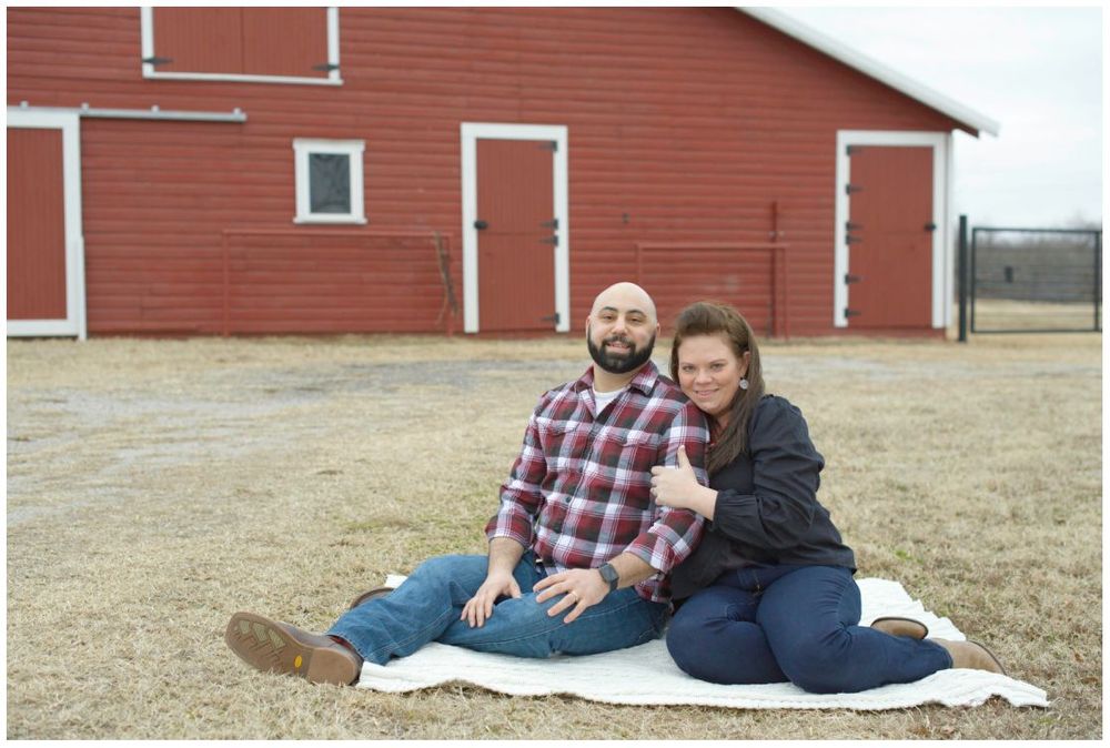 Couple Anniversary Session in Pawhuska at Country Farm Field by Bartlesville Photographer Kristi Bray Photography