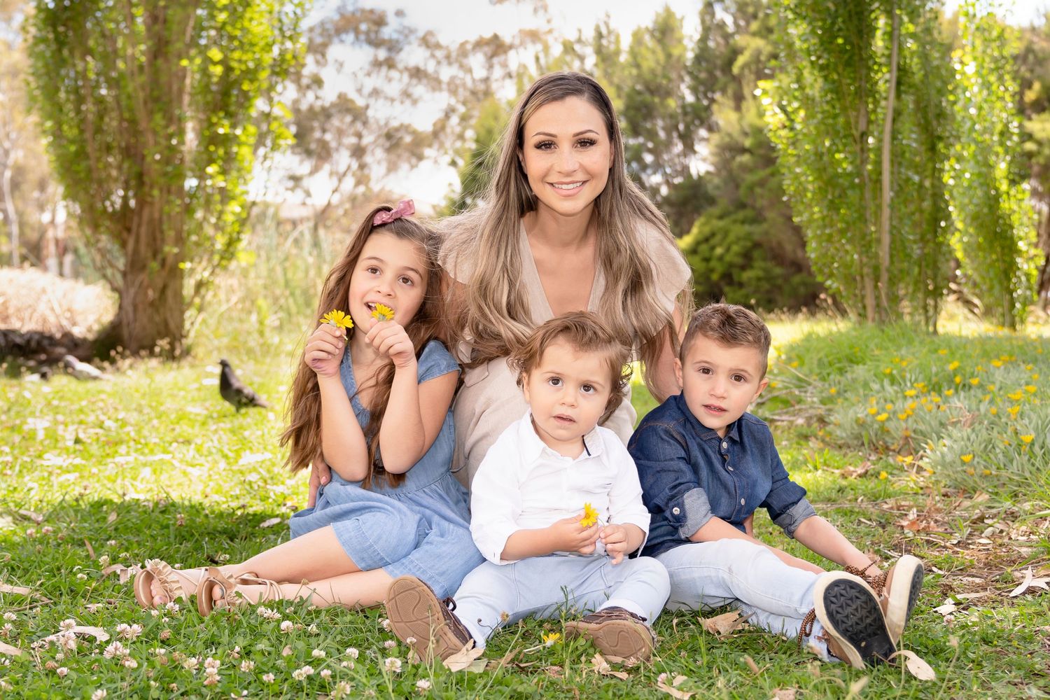 Family portrait photography session Melbourne western suburbs candid posed professional