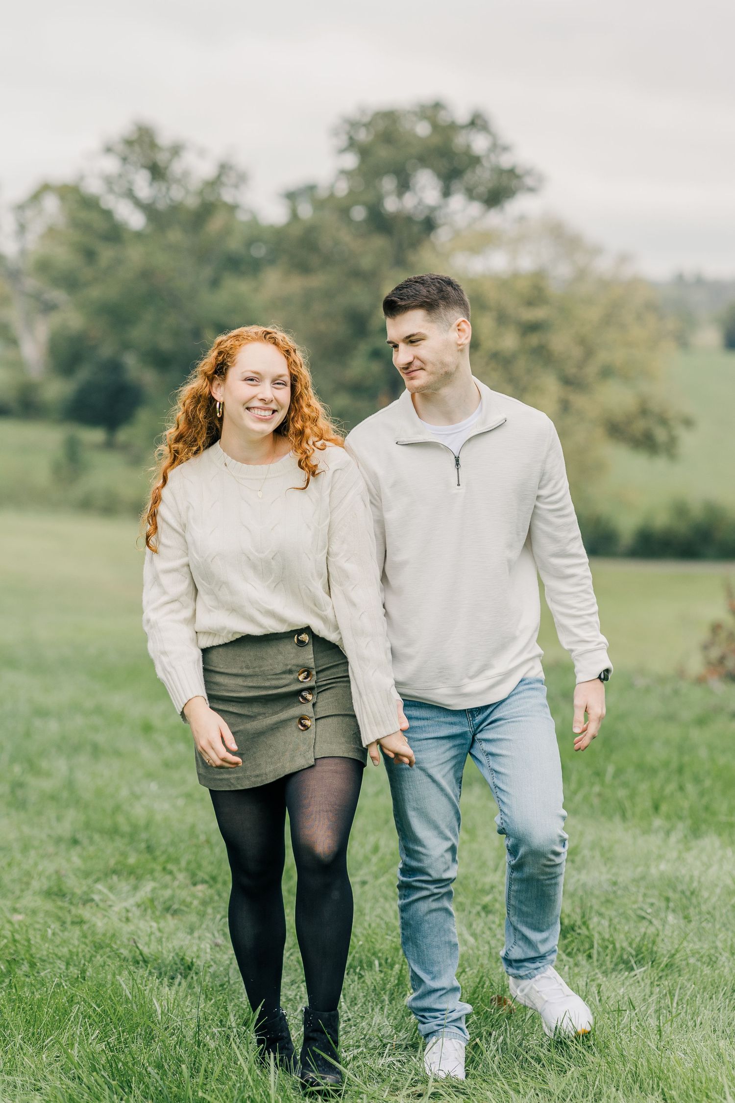 OATLANDS HISTORIC HOUSE LEESBURG VIRGINIA ENGAGEMENT PICTURES