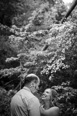 First Look Photos Bride and Groom. Downtown Grand Rapids Wedding Portraits. Small Ceremony. Elopement Portraits West MI.
