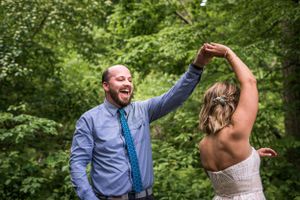 First Look Photos Bride and Groom. Downtown Grand Rapids Wedding Portraits. Small Ceremony. Elopement Portraits West MI.