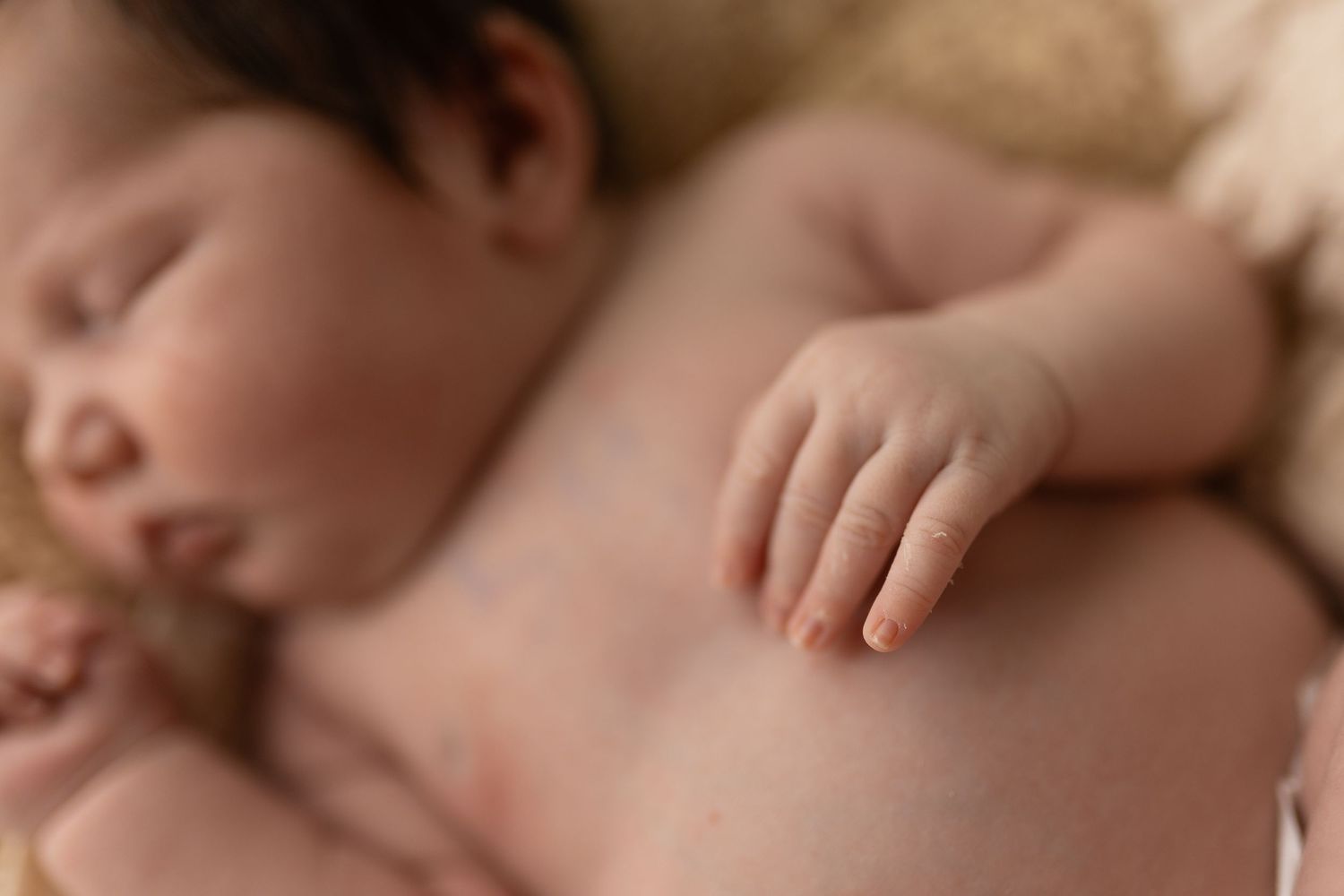 Newborn focení v ateliéru - Profesionální novorozenecká fotografie od Kristýny Stehlíkové Newborn focení v atelieru Hradec Králové a okolí