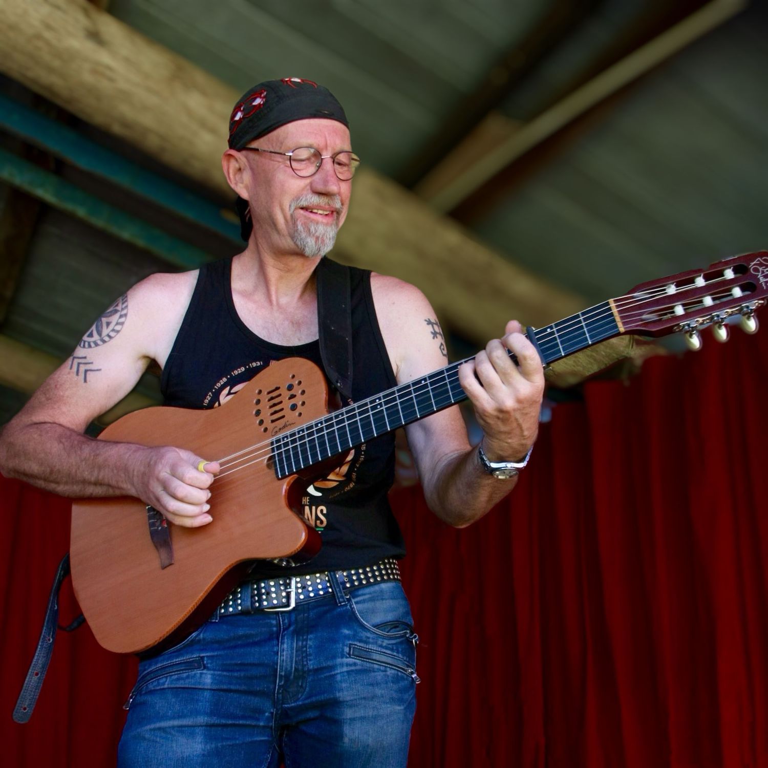 Man with guitar