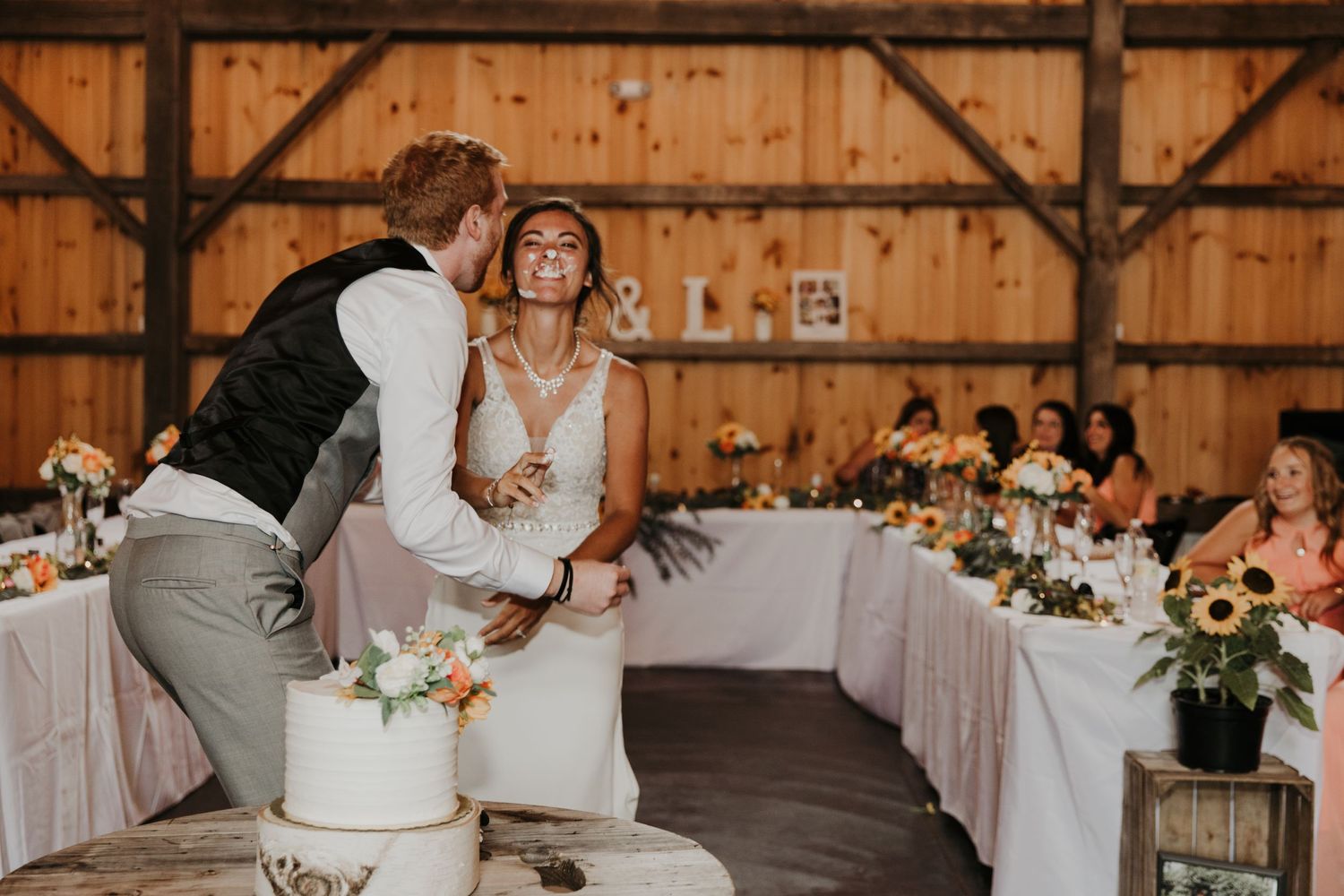 Ohio Photographer, Ohio Wedding, Wedding Photos, Wedding Portraits, The Village Barn, Reception Cake Photos,