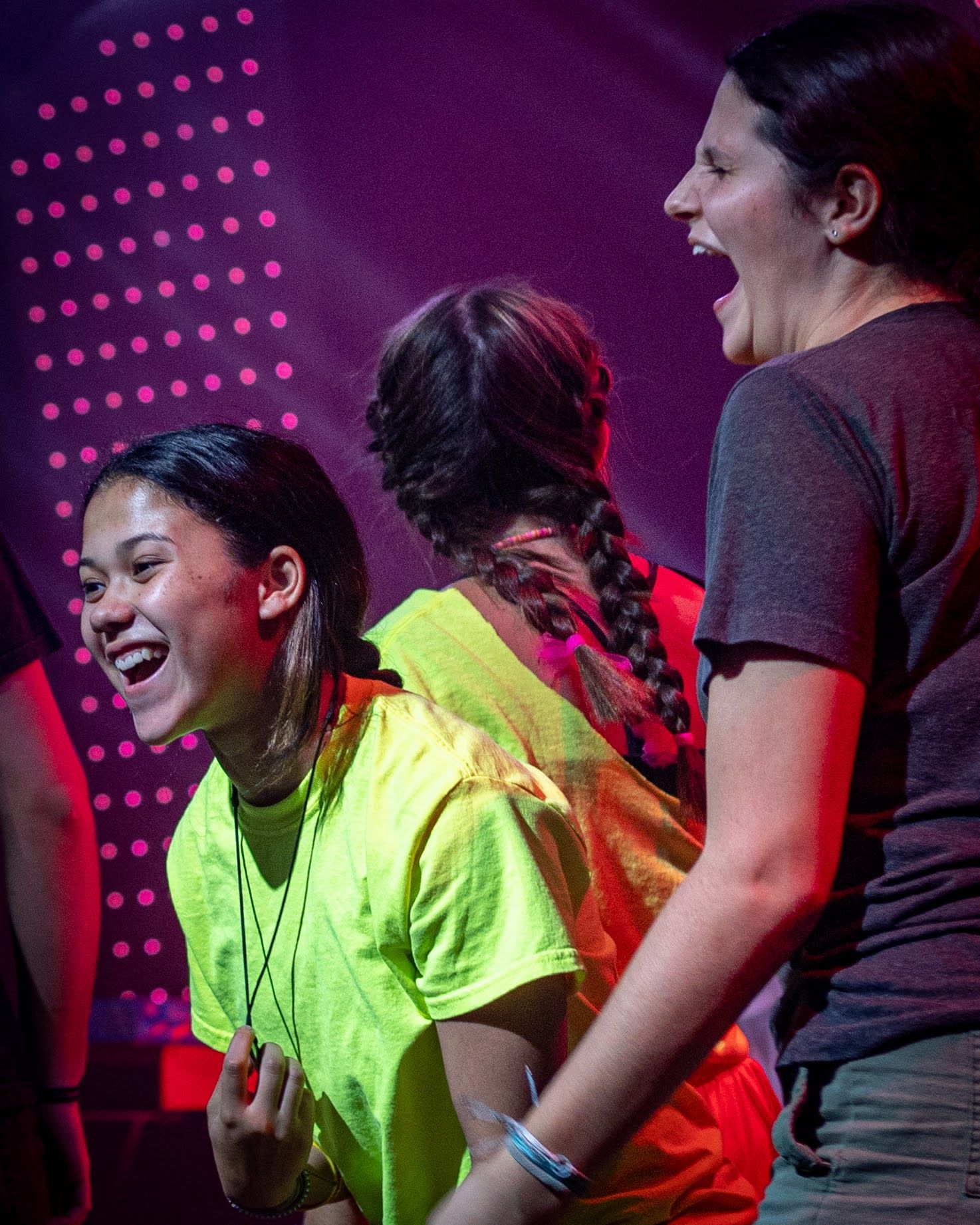 Church live event photography showcasing people's interaction and energy, photographed by Sierra Lopez Productions.