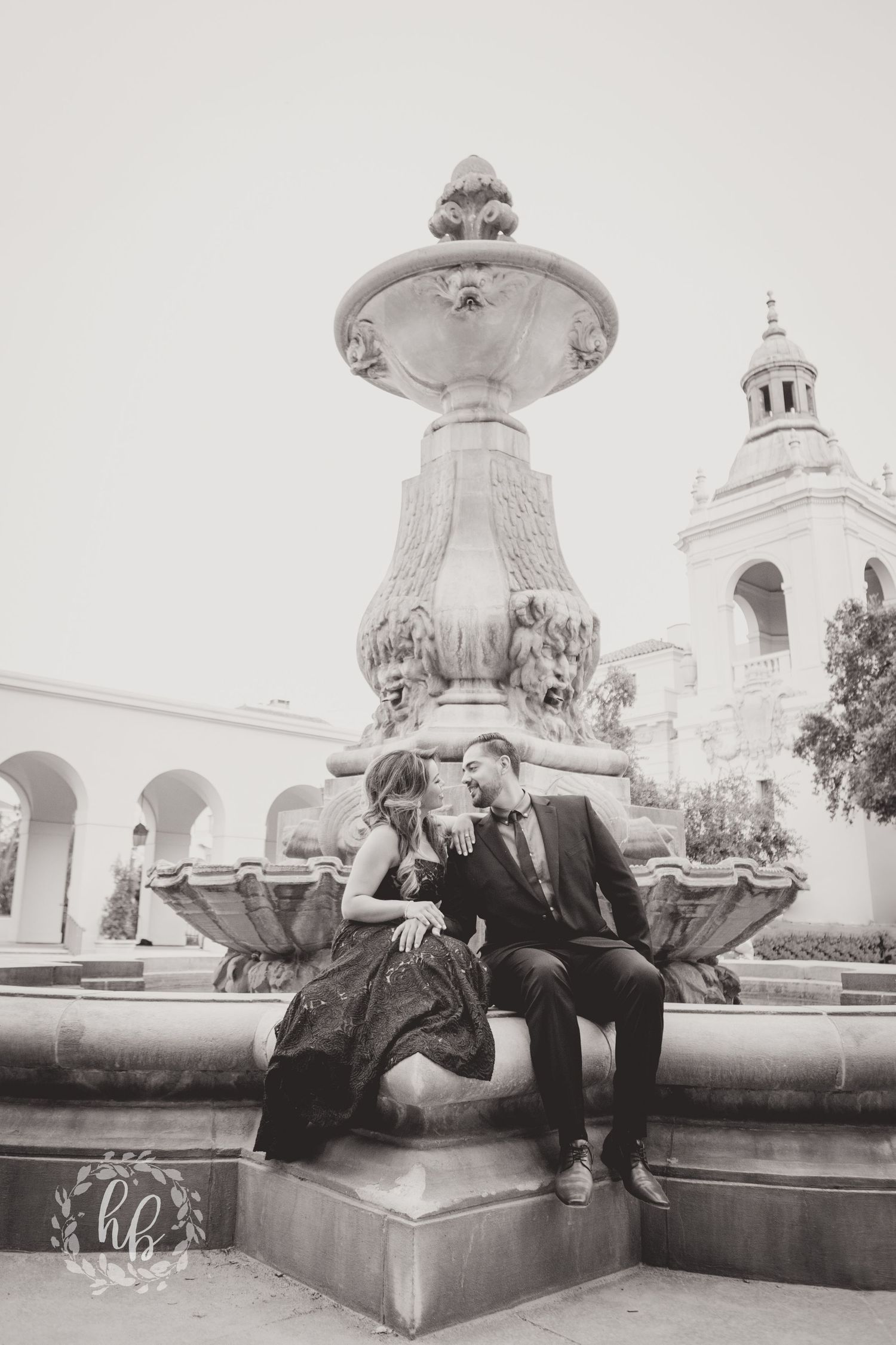 Pasadena City Hall engagement photos Pasadena photographer