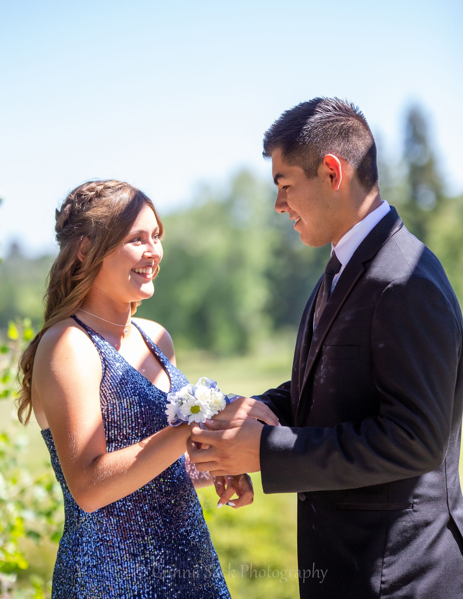 gunnii sack photography, valley springs golf course, calaveras high school prom, prom photo shoot,