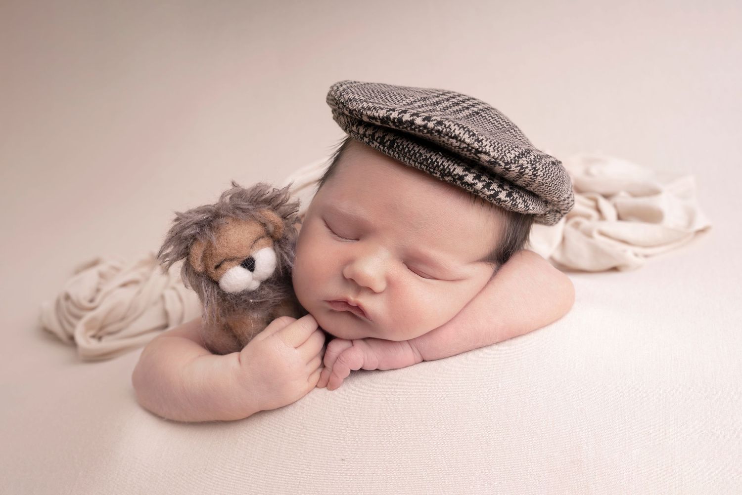 simple posed on baby's hand