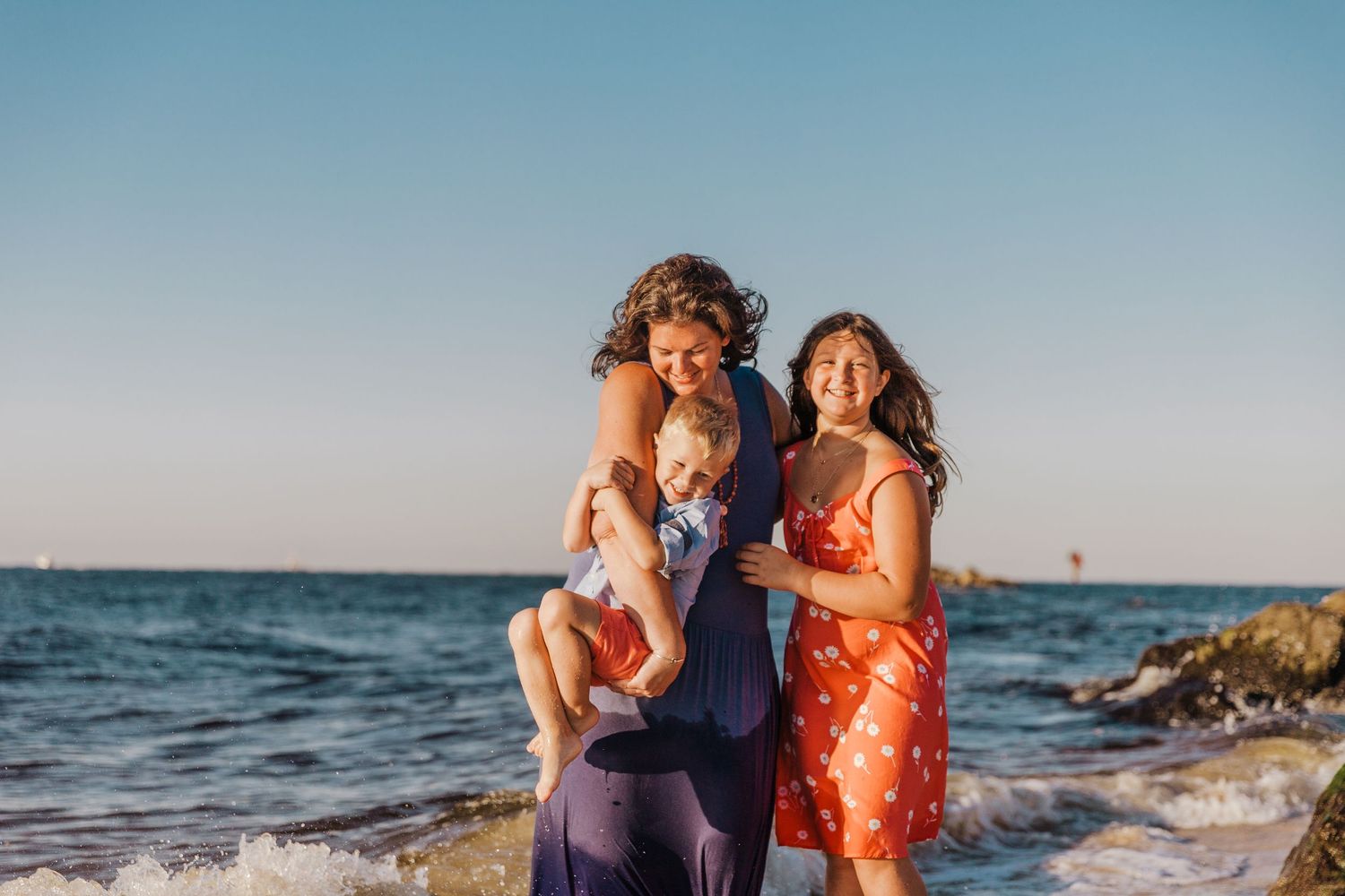 Sunrise family photoshoot in Orange Beach, Alabama