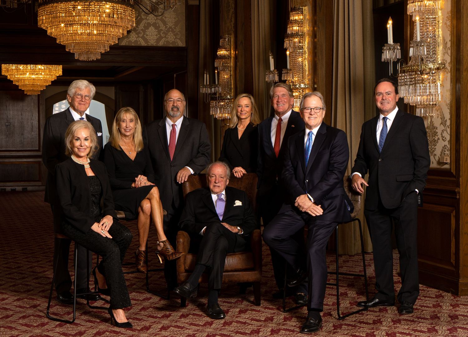 The group photo captured for the elite real estate brokers of Dallas-Fort Worth for the DFW Real  Estate Hall of Fame!
