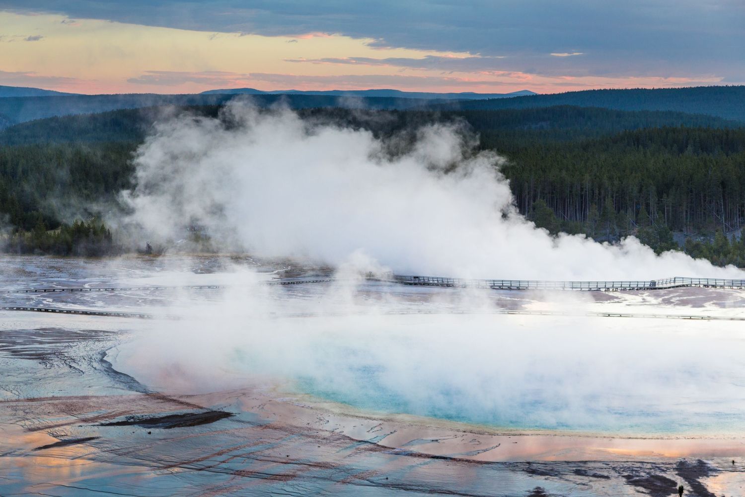 Grand Prismatic Spring - Yellowstone National Park