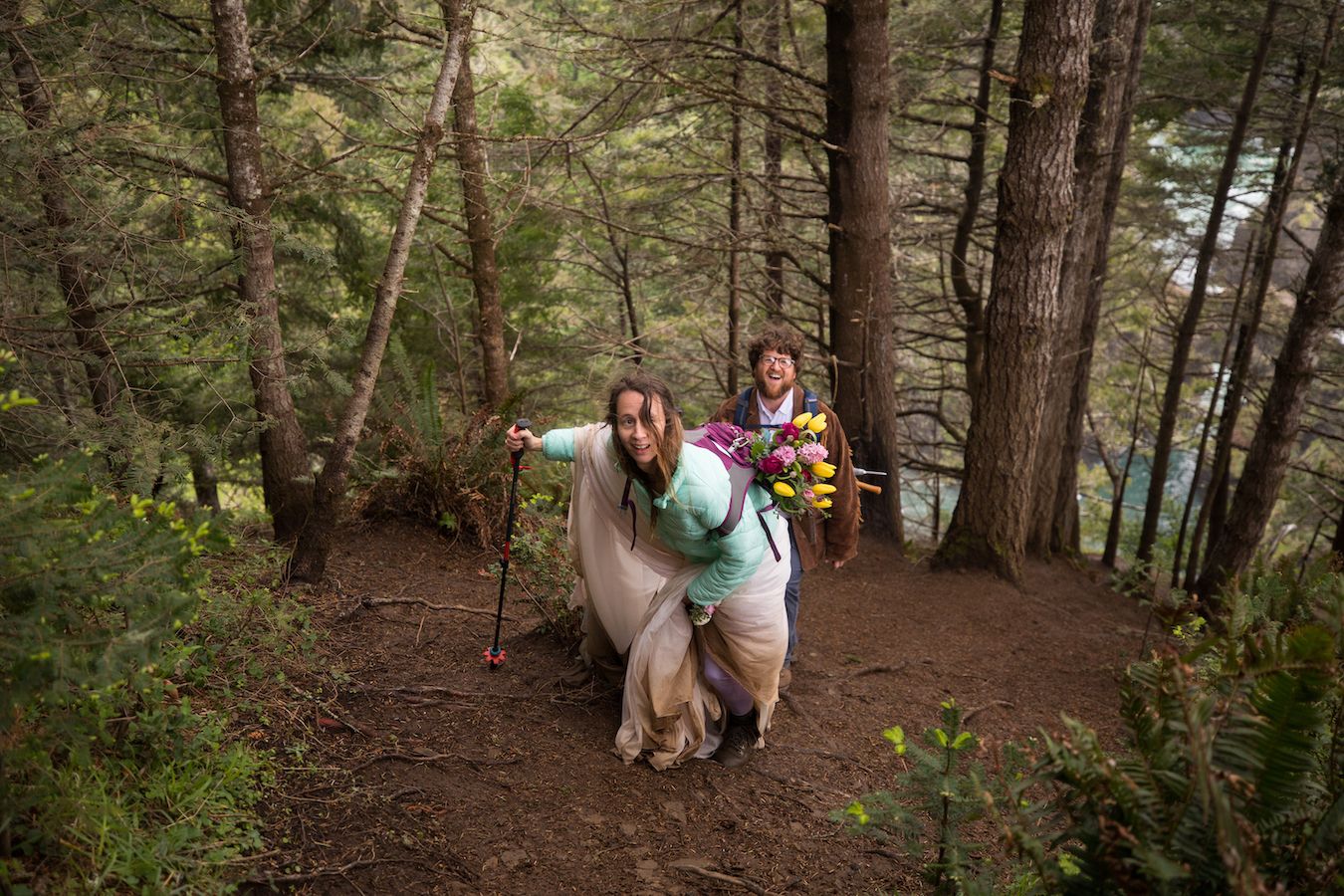 oregon coast elopement.