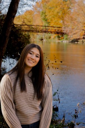 flushing county park/fall outdoor senior session/Flushing mi