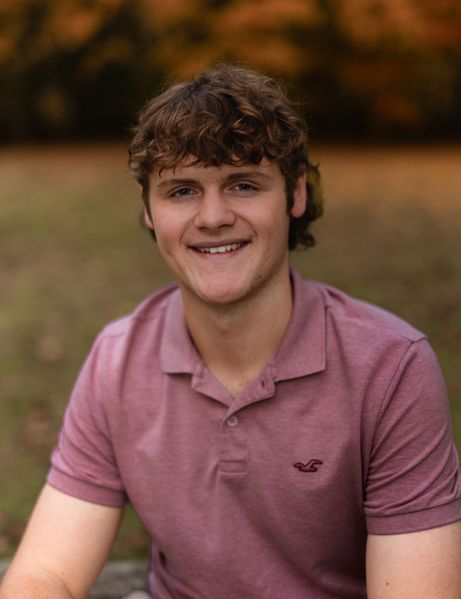 richfield county park/fall outdoor senior session/Kearsley, mi