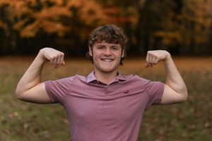 richfield county park/fall outdoor senior session/Kearsley, mi